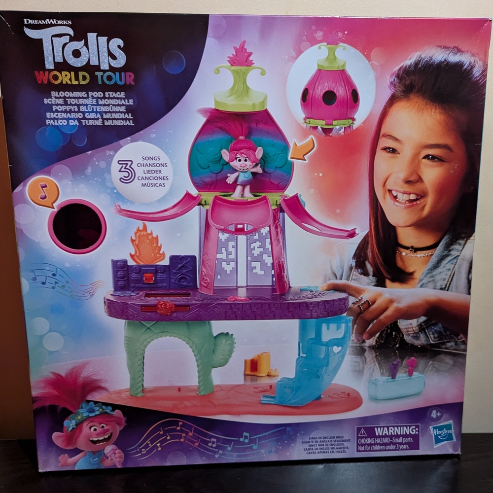 Hasbro Pink and Green Trolls Doll Playset